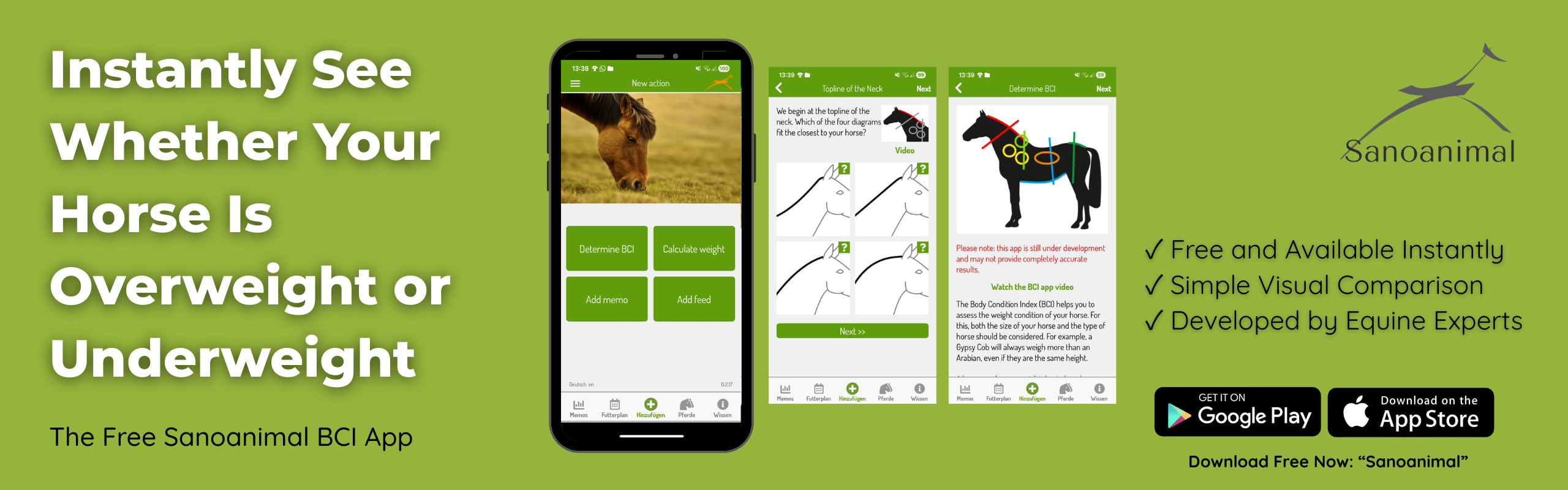 App: Weight Check for Horses